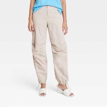 Women's High-rise Parachute Pants - A New Day™ Lavender 6 : Target