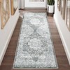 Retro Room Decor Area Rugs Vintage Soft Traditional Distressed Rug for Living Room Bedroom Washable Low Pile Non Slip Floor Carpet - 3 of 4