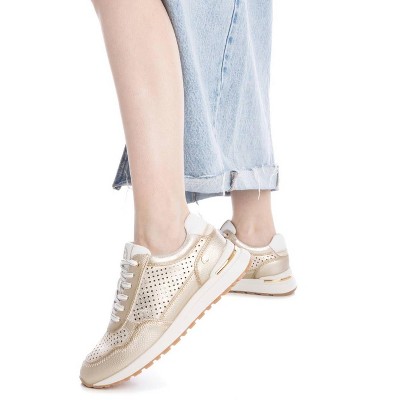 Женские кроссовки XTI Women's Casual Fashion Sneakers 143733 Gold 9 — фото 2