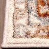 Vintage Oriental Floral Medallion Traditional Indoor Area Rug or Runner by Blue Nile Mills - 4 of 4