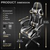 KERDOM Adult Gaming Chair, 3D Armrest Computer Gamer Chair,Black-Gray - 2 of 4