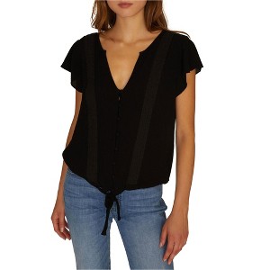 Sanctuary Clothing Womens Bohemian Button Down Blouse - 1 of 1