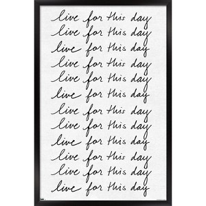 Trends International Ali Zoe - Live for This Day Framed Wall Poster Prints - 1 of 4