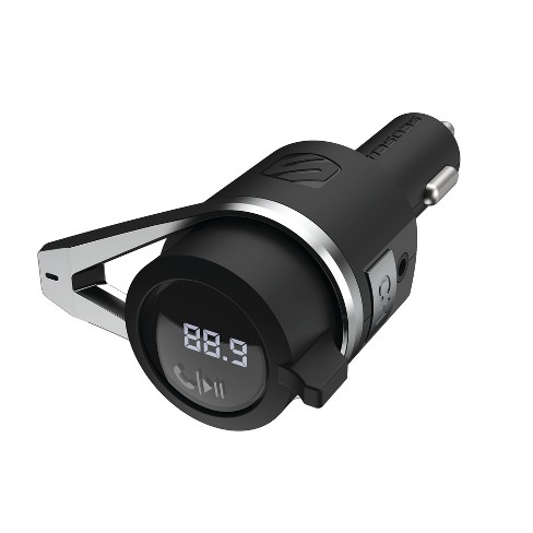 Bluetooth Power Delivery Fm Transmitter 12w And 18w Usb-c - Black : Target