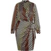 Women's Plus Size Genevieve Print Dress - black | CITY CHIC - 4 of 4