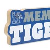 NCAA Memphis Tigers Chunky Block Wood Wall Art - 4 of 4