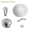 PAGED Premium Modern Rain Showerhead System with 10-Inch High-Pressure Shower Valve for Restroom and Bathroom - 2 of 4