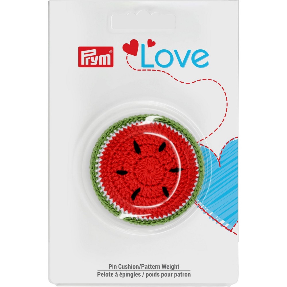 Photos - Accessory Prym Love Watermelon Pin Cushion and Pattern Weight 