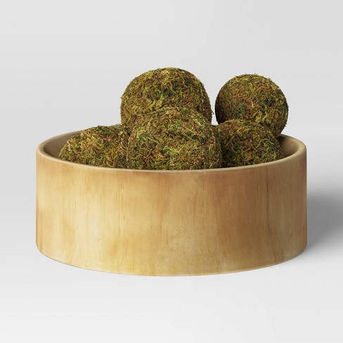 Decorative Moss Ball Filler Dark Moss Green - Threshold™ : Target