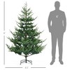 NicBex 9ft Artificial Christmas Tree Hinged Full Tree with 1939 Branch Tips and Steel Base for Decoration - 2 of 4