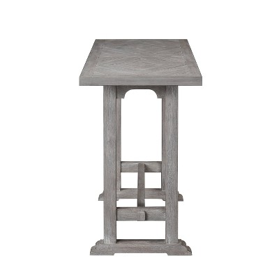 Whitford Transitional Dove Gray Rectangular Sofa Table