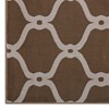 Modway Beltara Chain Link Transitional Trellis 8x10 Area Rug - Dark Tan and Beige,  100% Soft Heat-Set Polypropylene ,  Tight Low Pile Weave - 2 of 4