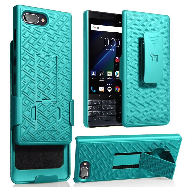 Nakedcellphone Combo for BlackBerry Key2 LE - Case with Stand and Belt Clip Holster, 1 of 9