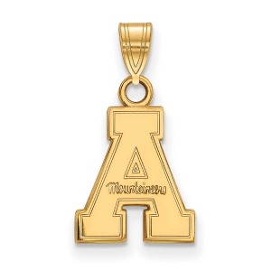 Black Bow Jewelry 10k Yellow Gold Appalachian State Mountaineers NCAA Small Pendant - 1 of 3
