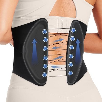 Sportneer Back Support Waist Trimmer Belt: Adjustable Back Brace Lumbar Support