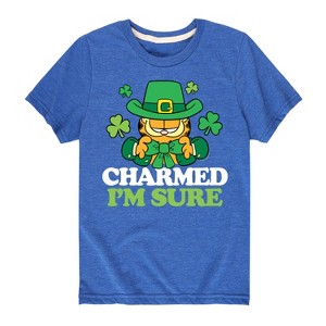 Boys' - Garfield - Charmed Im Sure Short Sleeve Graphic T-Shirt - 1 of 4