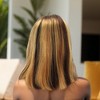 Unique Bargains Women's Straight Long Hair Wig 13x4in 180 Real Human Hair 10in Yellow Brown 1 Pc - 3 of 4