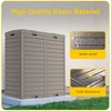 Dolonm 62GAL Dual Compartment Trash Can, 230L Outdoor Waste Bin with Double Bucket, Heavy-Duty Plastic, 30.67"x16.26"x33.86" - 4 of 4