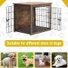 BestMassage 27/38 Inch Dog Crate Furniture Wooden Dog Cage Dog Kennel with Cushion and Double Doors Indoor Dog House for Small and Medium Dogs - image 4 of 4