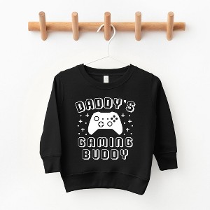 The Juniper Shop Daddy's Gaming Buddy Toddler Graphic Sweatshirt - 1 of 2