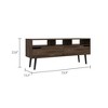 Hamburg TV Stand For TV´s up 60", Four Legs, Three Open Shelves - 3 of 4