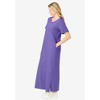 Woman Within Plus Size Perfect Short-Sleeve Scoopneck Maxi Tee Dress - 4 of 4