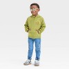 Grayson Mini Toddler Boys' Stay Sunny Hooded Fleece Sweatshirt - Olive Green - image 4 of 4