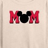 Women's - Disney - Minnie Mouse Mom Lightweight French Terry Wide Neck Long Sleeve Shirt - 2 of 4