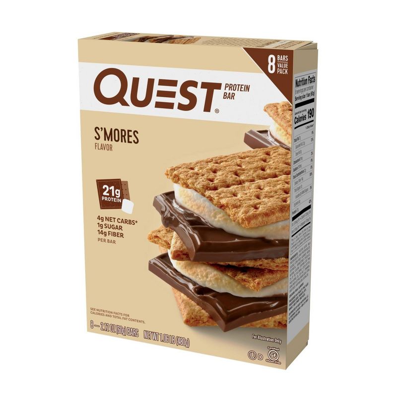 Quest Nutrition 21g Protein Bar - S'mores, 4 of 12