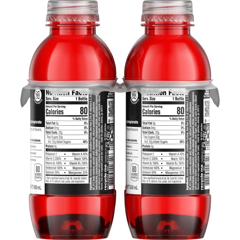 vitaminwater xxx a&#231;ai- blueberry-pomegranate - 6pk/16.9 fl oz Bottles, 6 of 11