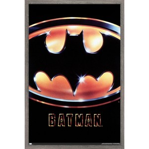 Trends International DC Comics Movie Batman (1989) - Logo One Sheet Framed Wall Poster Prints - 1 of 4