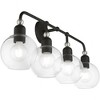 Livex Lighting Downtown 4 - Light Vanity in  Black/Brushed Nickel - 2 of 4