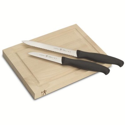 Henckels 3-pc Bar Knife & Board Set