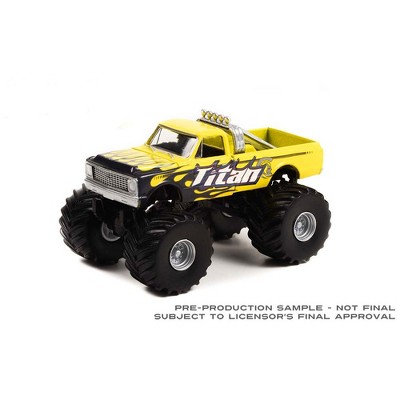 Greenlight Collectibles 1/64 1972 Chevrolet C-10 Titan Monster Truck Kings of Crunch Series 11 49110-A
