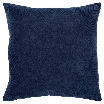 20"x20" Oversize Geometric Square Pillow Cover Blue - Donny Osmond Home