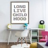Stupell Industries Long Live Childhood Florals Floating Frame Canvas Art - 3 of 4