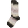 Memoi Women's Gradient Stripe Soft and Warm Crew Sock - 3 of 4