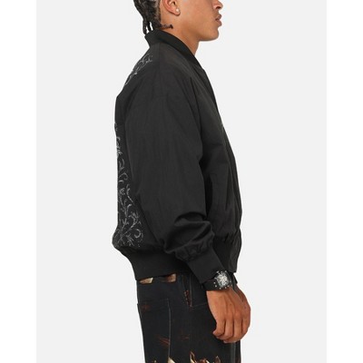 Saint Morta Mens Crossbearer Bomber Jacket - Black 2XL — фото 4