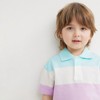 MyKids-USA Baby Kids Boys Striped Short Sleeves Polo Shirt - 2 of 3