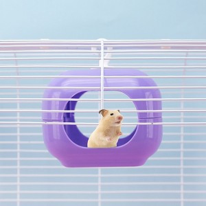 Novel hamster pendant nest cute candy color practical and beautiful swing toy rotating hook hanging small prop - 1 of 4