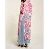 Women's Mesh Print Mix Matched Button Front Cover Up - DAVI & DANI - 3 of 4