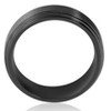 Pompeii3 Mens 9mm Titanium Black Comfort fit Brushed Wedding Band - 2 of 4