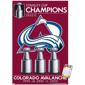Trends International NHL Colorado Avalanche - 20222 Stanley Cup Logo Unframed Wall Poster Prints - 1 of 4