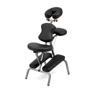 Ataraxia Deluxe Portable Folding Massage Chair w/Carry Case & Strap - 1 of 4