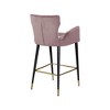 Meridian Furniture,Luxe Pink Velvet Stool, Set of 2 - 2 of 4