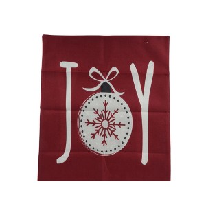 Unique Bargains Dining Chair Slipcovers Linen Red 22.83"x19.29" 1Pc - 1 of 4