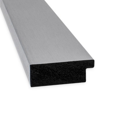 Brushed Nickel Framed Natural Cork Bulletin Board 36"