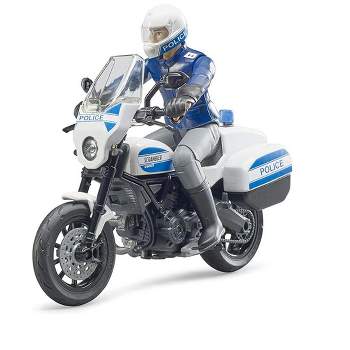 PLAYMOBIL 1-2-3 Police moto motorcycle And Man USED