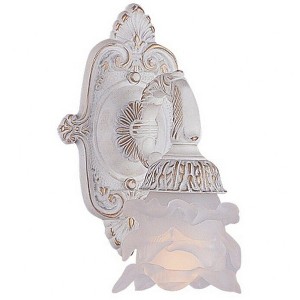 Crystorama Lighting Paris Market 1 - Light Sconce in  Antique White - 1 of 3