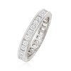 Ross-Simons 1.40 Ct. T.W CZ Eternity Band in Sterling Silver - 3 of 4